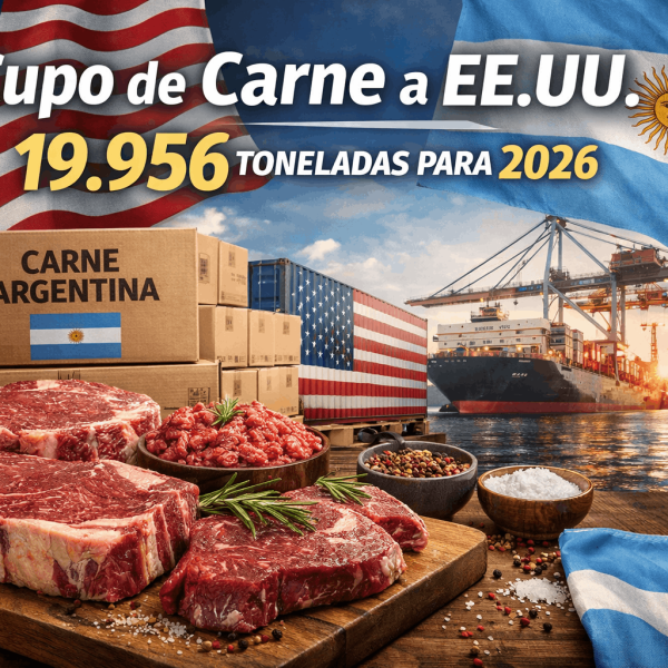Asignan casi 20 mil toneladas del cupo de carne vacuna a Estados Unidos para el ciclo 2026