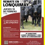 Daniel Blanco y Cía. S.A. | Lonquimay | Próximo Remate Feria el jueves 19 de febrero de 2026