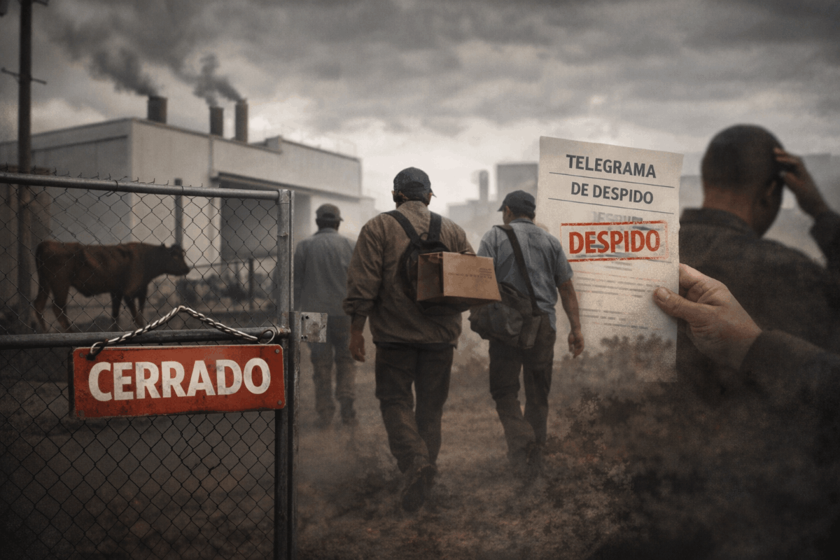 Masivos despidos en el Frigorífico Pico: la crisis paralizó la planta y crece la preocupación en General Pico