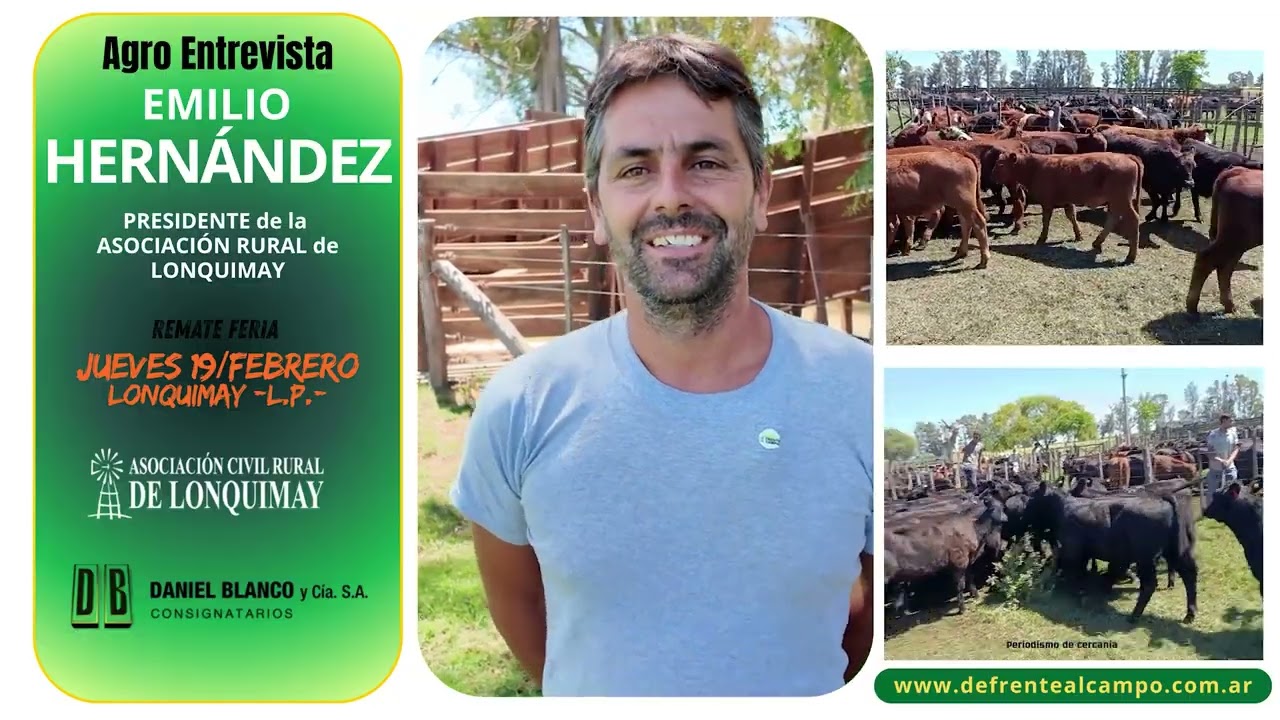 Emilio Hernández en feria rural de Lonquimay y trabajo sanitario en Catriló