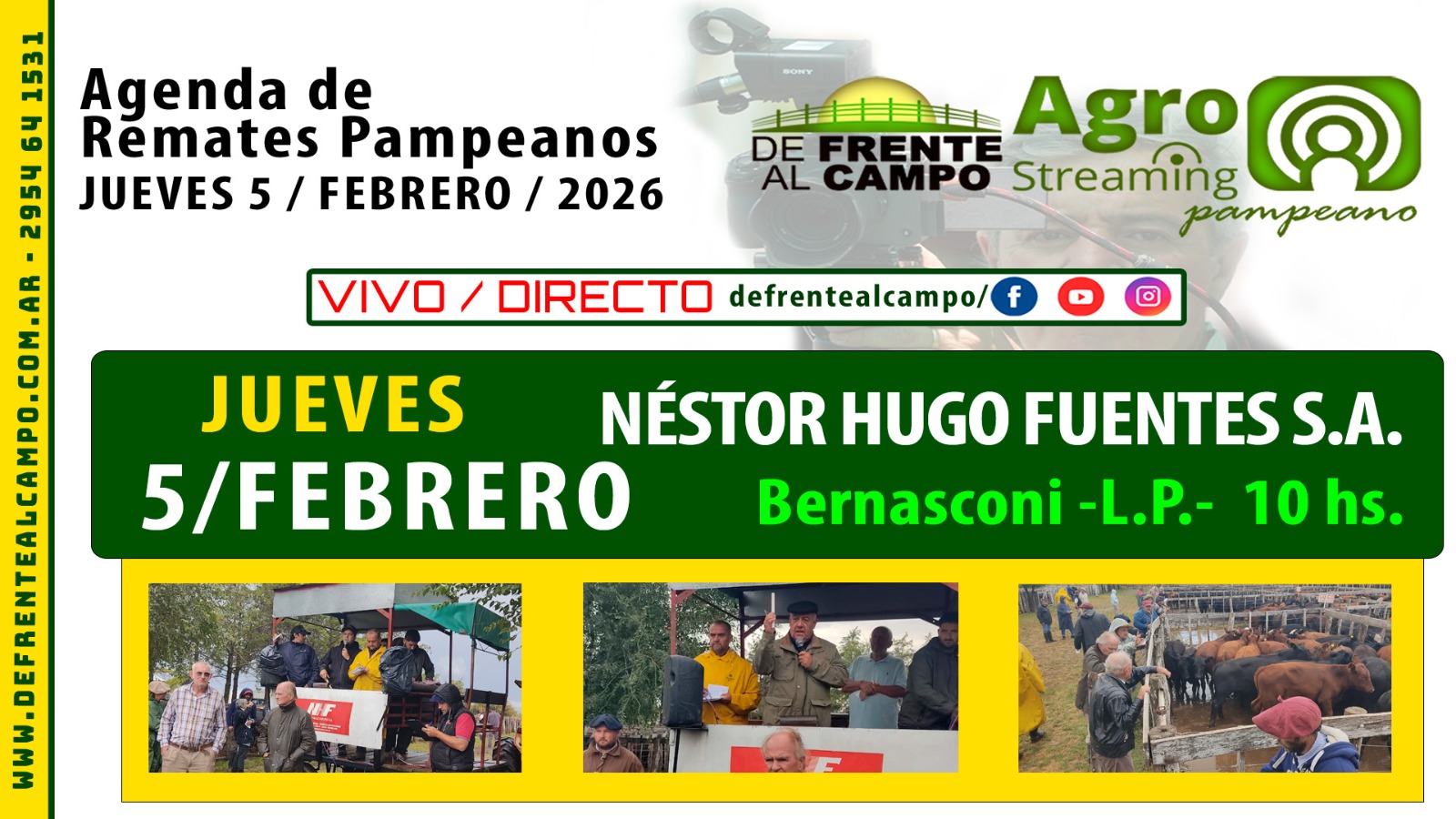 remate feria Néstor Hugo Fuentes Bernasconi 5 febrero 2026