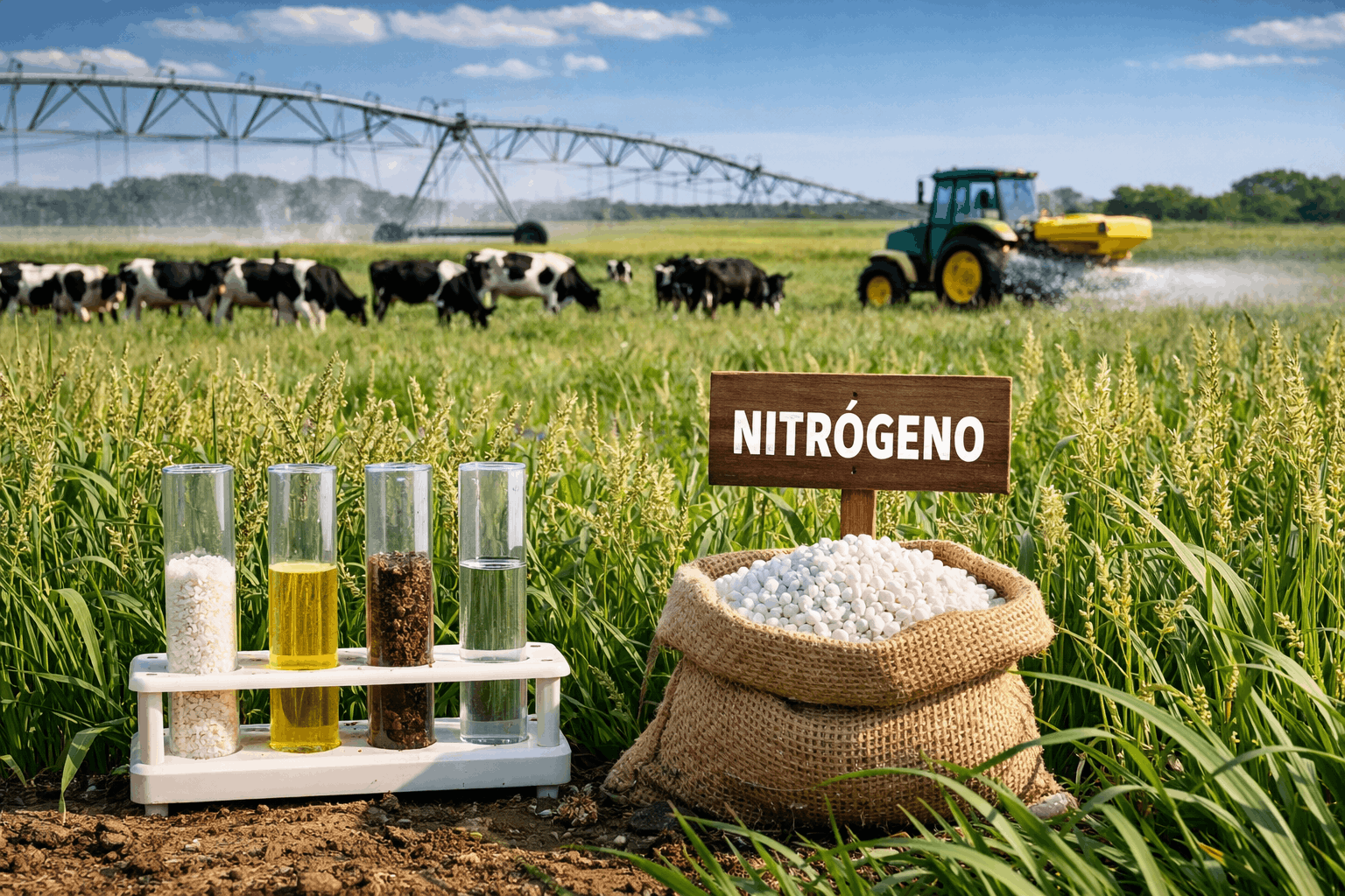 El nitrógeno, más determinante que el agua y el clima en los rindes forrajeros