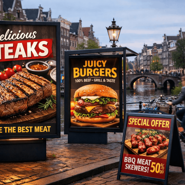 De locos: Ámsterdam prohibirá la publicidad de carne en espacios públicos desde el 1° de mayo