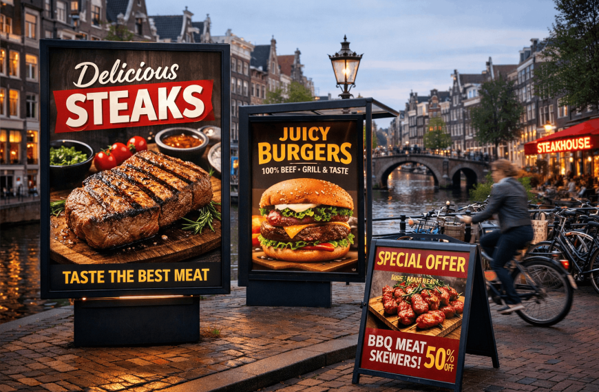De locos: Ámsterdam prohibirá la publicidad de carne en espacios públicos desde el 1° de mayo