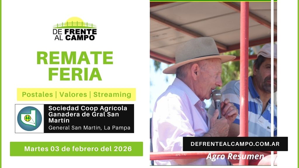  Remate Feria de Coop. de General San Martín Ltda. | General San Martín | Martes 03/02/2026