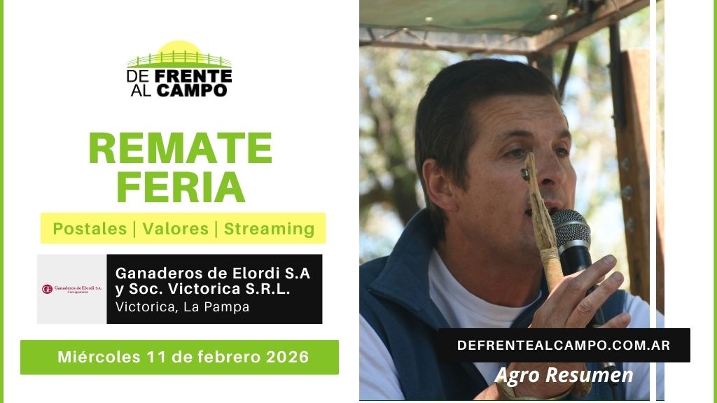 Remate Feria de Ganaderos de Elordi y Sociedad Victorica | Victorica | Miércoles 11/02/2026