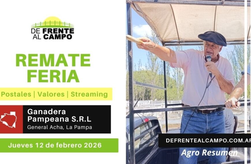 Remate Feria de Ganadera Pampeana SRL | General Acha | Jueves 12/02/2026