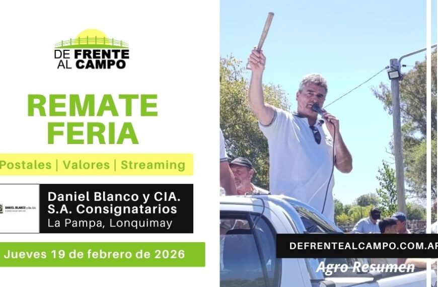 Remate Feria de Daniel Blanco y Cia. S.A. | Lonquimay | Jueves 19/02/2026