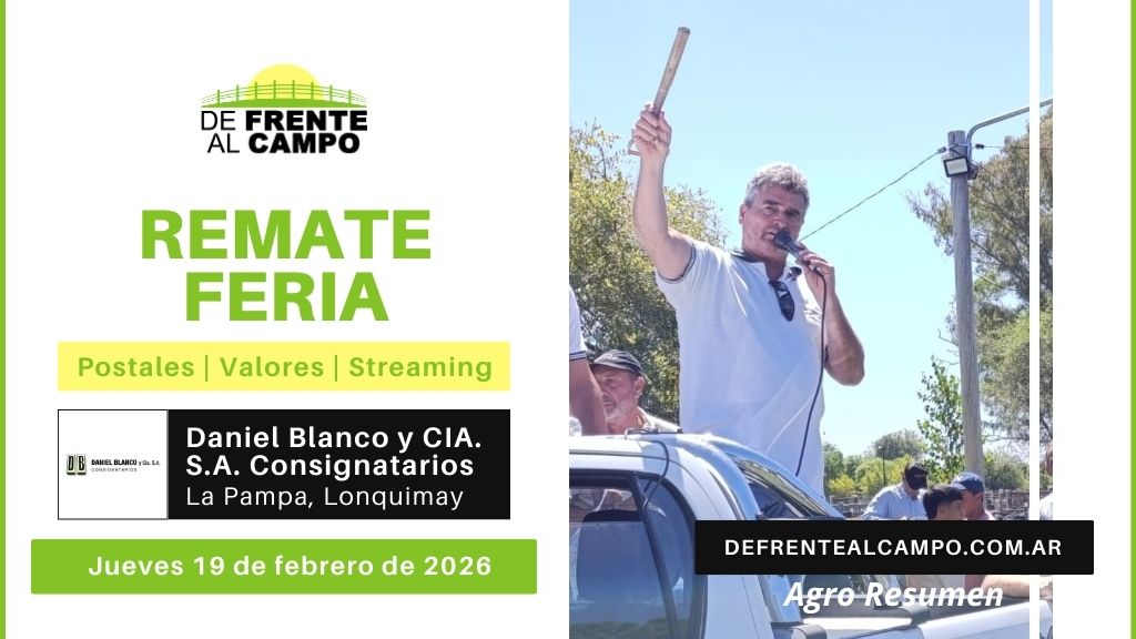 Remate Feria de Daniel Blanco y Cia. S.A. | Lonquimay | Jueves 19/02/2026