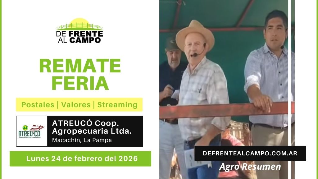 Remate Feria de ATREU-CO | Macachín | Martes 24/02/2026