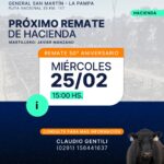 Sociedad Cooperativa Agrícola Ganadera Ltda. | General San Martín | Próximo Remate Feria el miércoles 25 de febrero de 2026