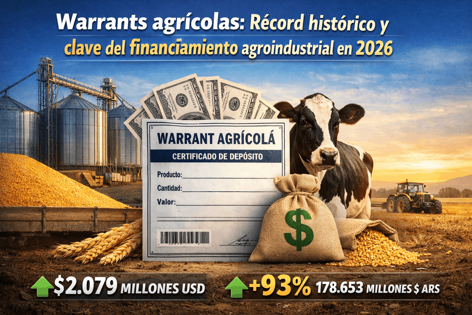 Warrants agrícolas: récord histórico y consolidación como eje del financiamiento agroindustrial en 2026