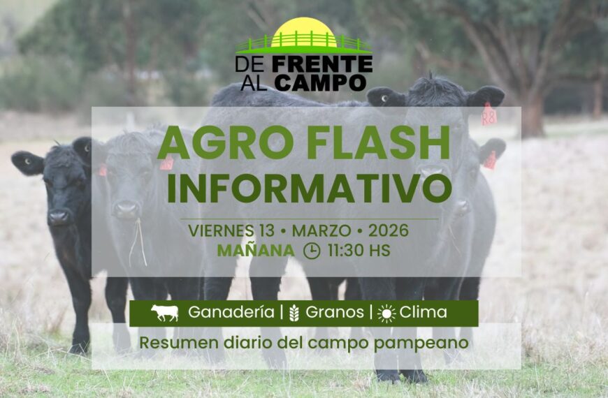 Agro Flash Mañana | Edición del Viernes 13/03/2026