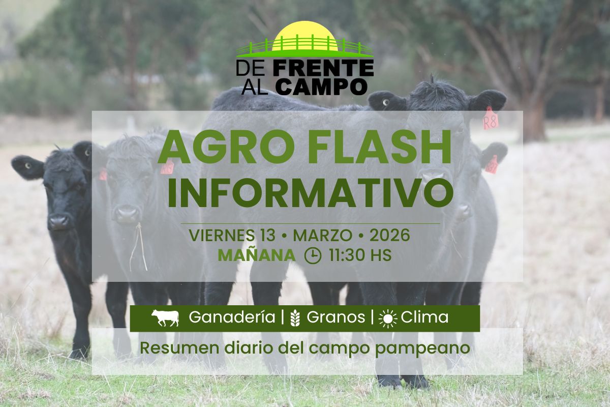 Agro Flash Mañana | Edición del Viernes 13/03/2026