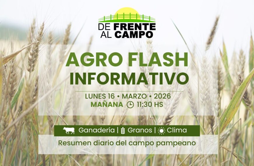 Agro Flash Mañana | Edición del Lunes 16/03/2026