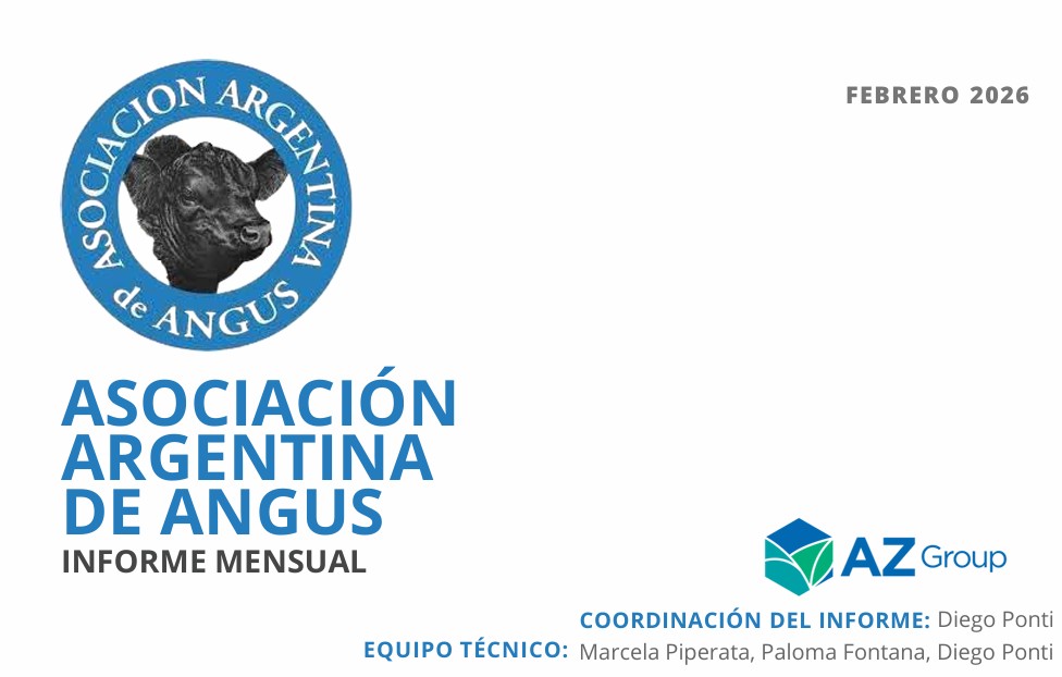 Informe Angus febrero 2026 con análisis del mercado ganadero y evolución de precios