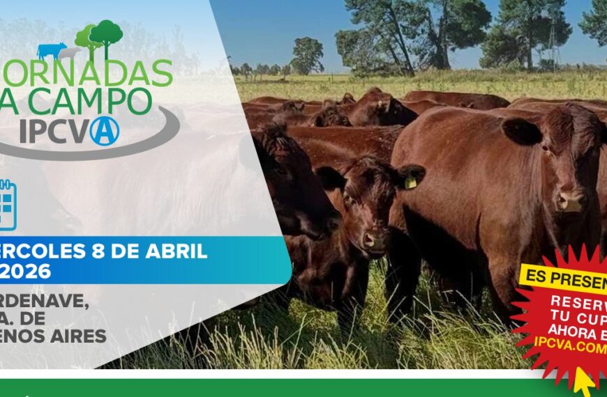 Jornada IPCVA Bordenave 2026 sobre producción en ambientes difíciles