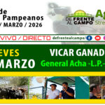 Vicar Ganadera S.A. | General Acha | Próximo Remate Feria el jueves 26 de marzo de 2026
